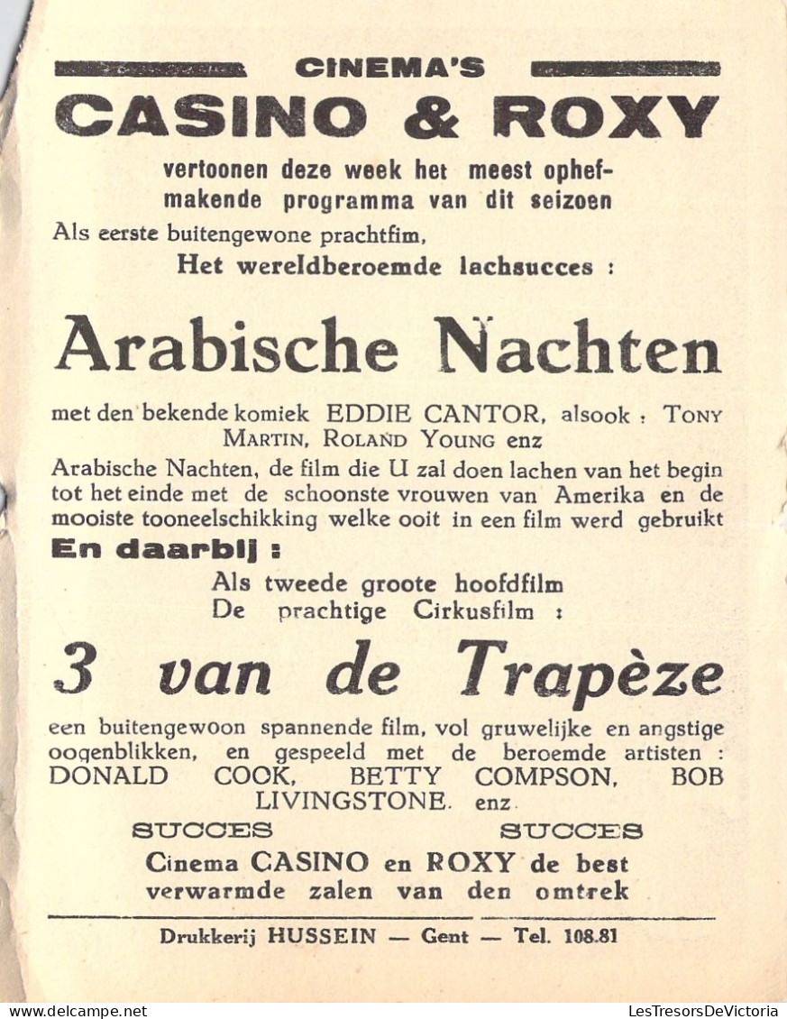 CIRQUE - 3 Du Trapèze - Etat - Cartes Postales Anciennes - Zirkus