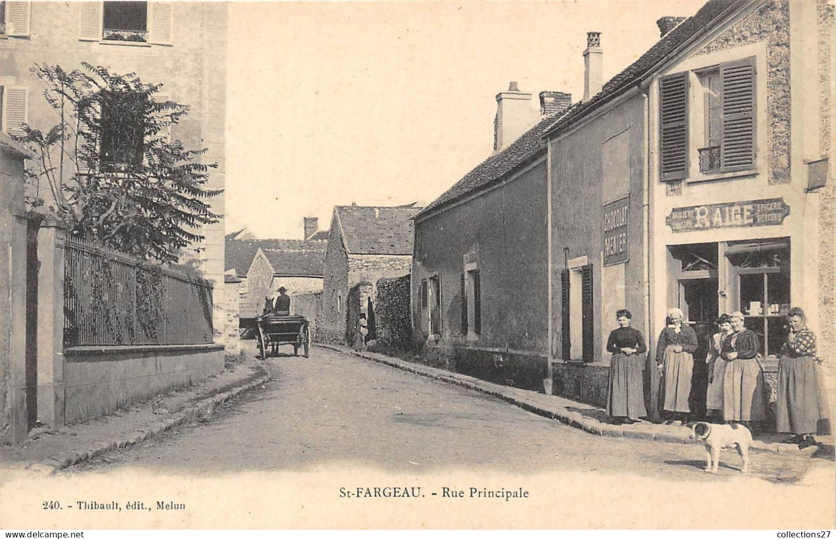 77-SAINT-FARGEAU- RUE PRINCIPALE - Saint Fargeau Ponthierry