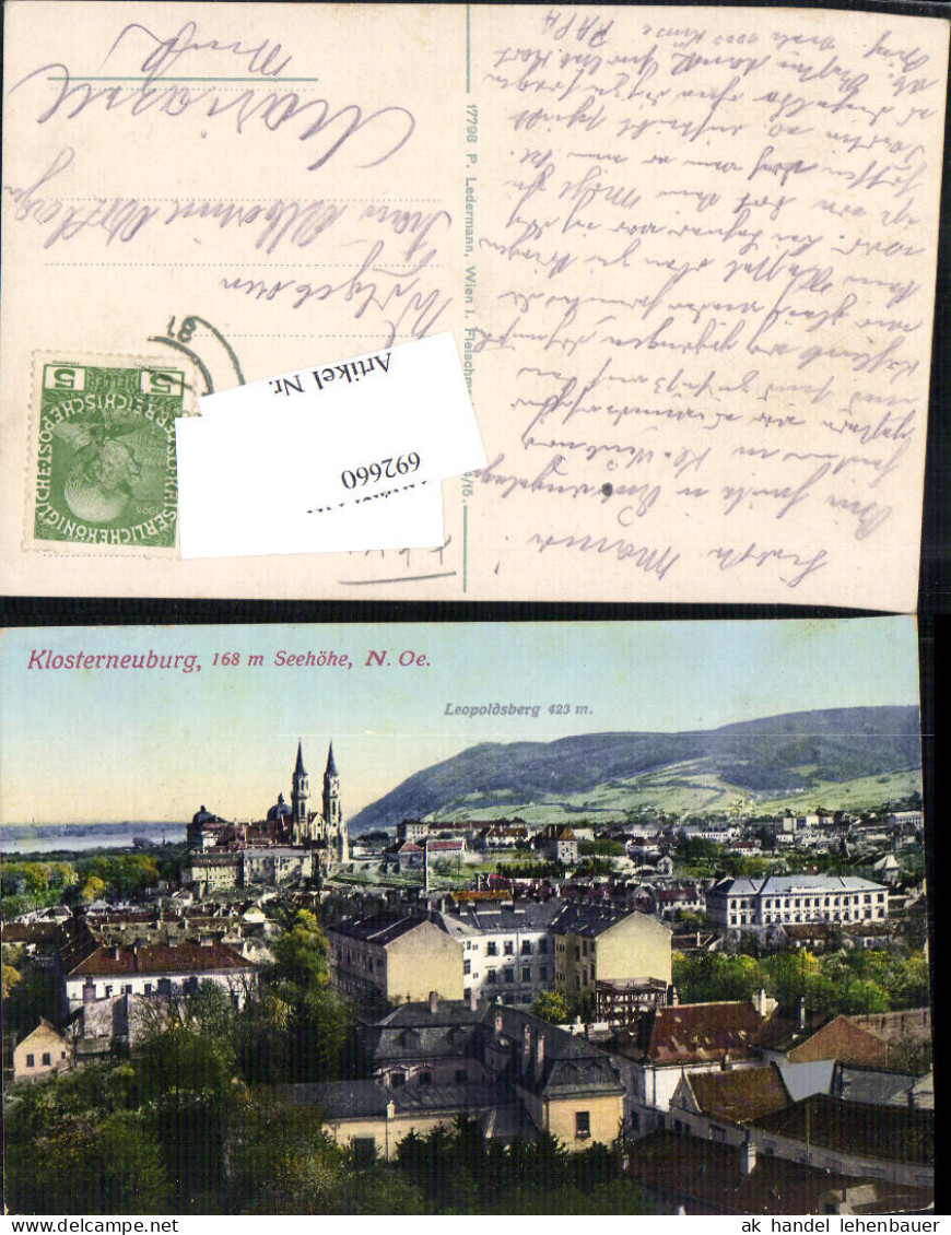 692660 Klosterneuburg Um 1914 Pub Ledermann 17798 - Klosterneuburg