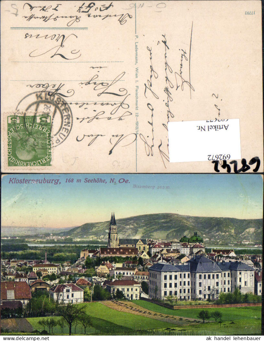 692672 Klosterneuburg M. Bisamberg Ortsrand Pub Ledermann 17797 - Klosterneuburg