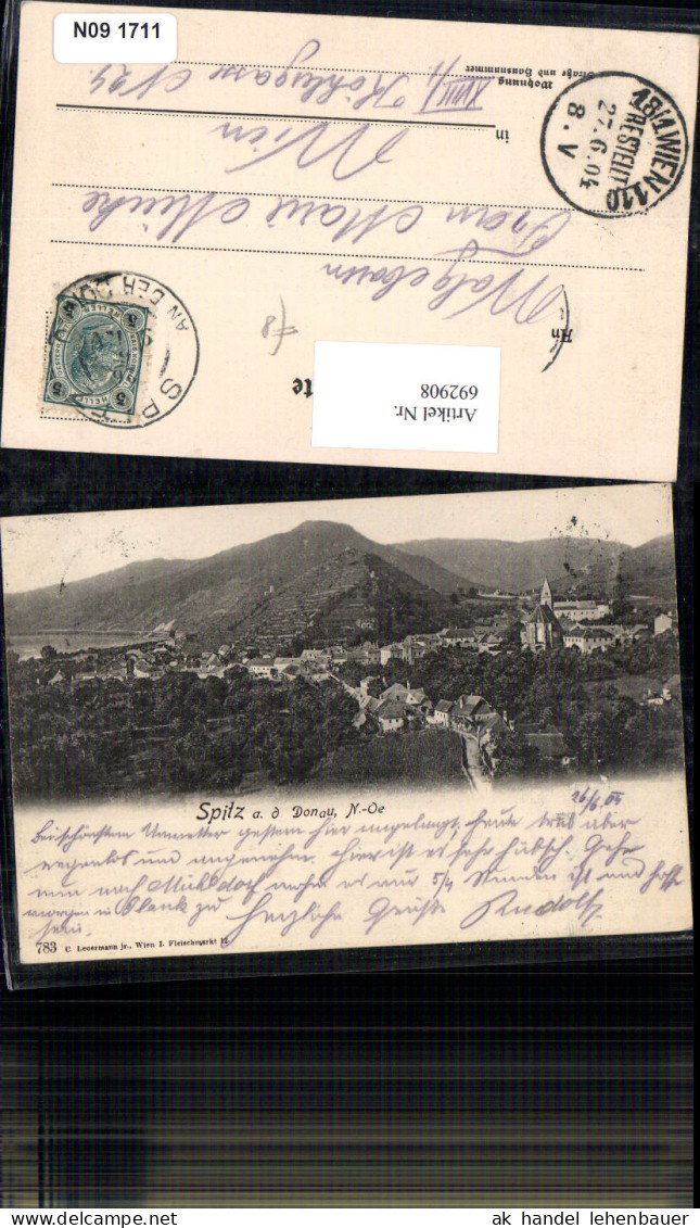 692908 Spitz An Der Donau Wachau 1904 Pub Ledermann 783 - Wachau