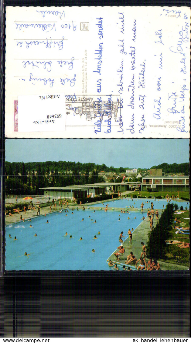 693648 Amstetten Freibad Bad Schwimmbecken 1980 Stadtbad - Amstetten