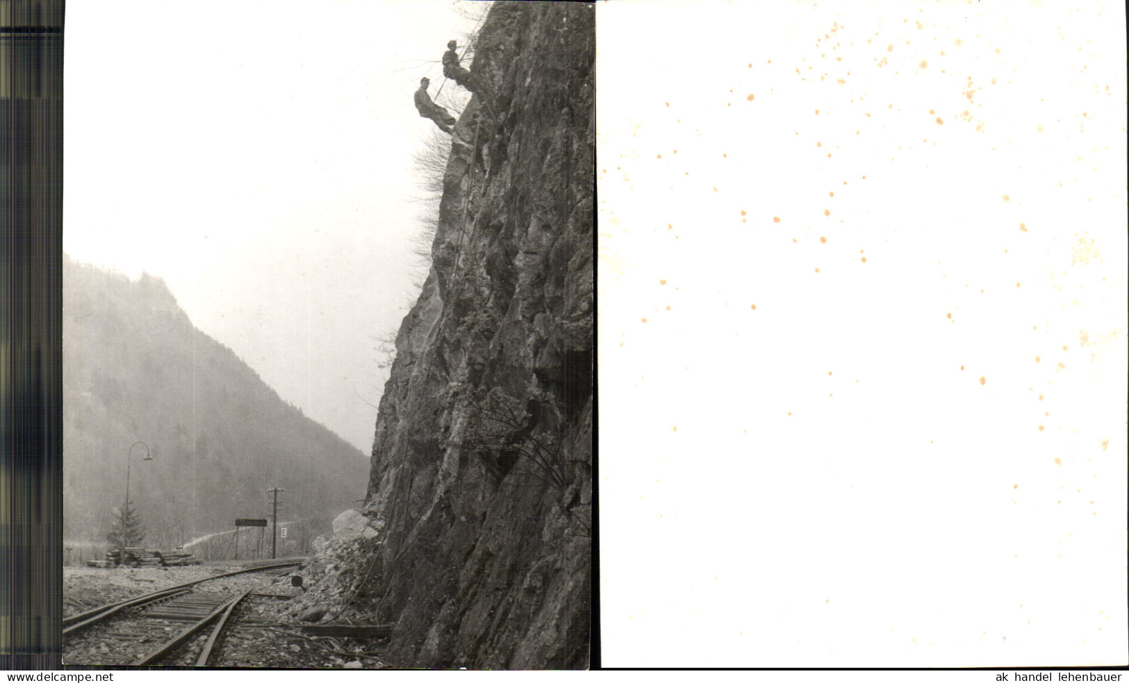 Foto Waidhofen An Der Ybbs Ybbstalbahn Sicherungsarbeiten Reifberg Nähe - Waidhofen An Der Ybbs