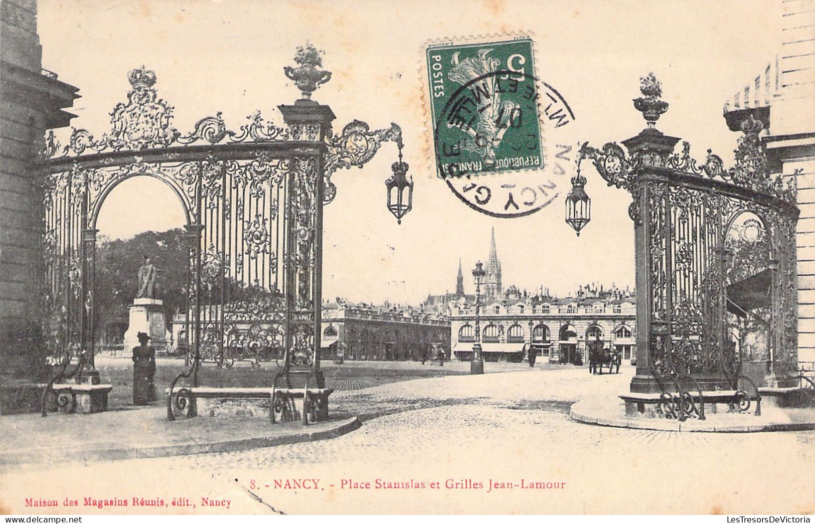FRANCE - 54 - NANCY - Place Stanislas Et Grilles Jean Lamour - Cartes Postales Anciennes - Nancy