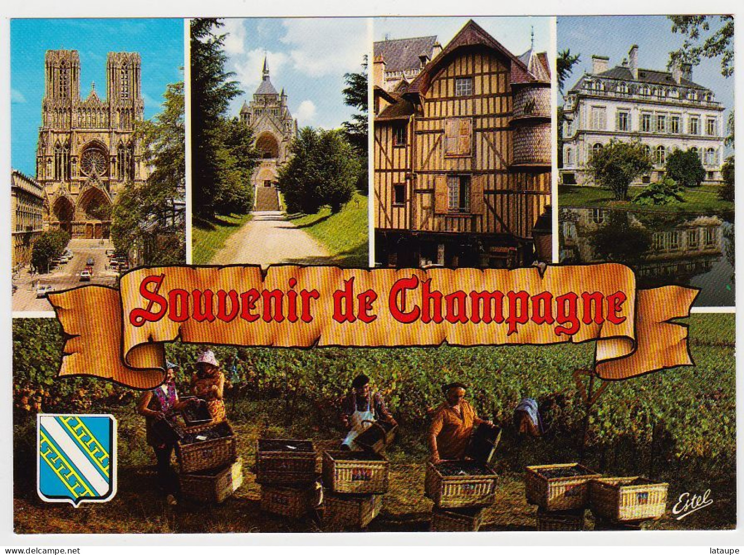 Champagne - Multivues - Blason - Champagne-Ardenne