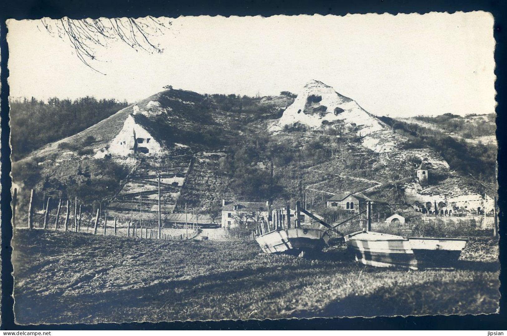 Cpsm Du 95 Haute Isle -- Les Falaises Et La Chapelle Vues De La Seine   LANR49 - Haute-Isle