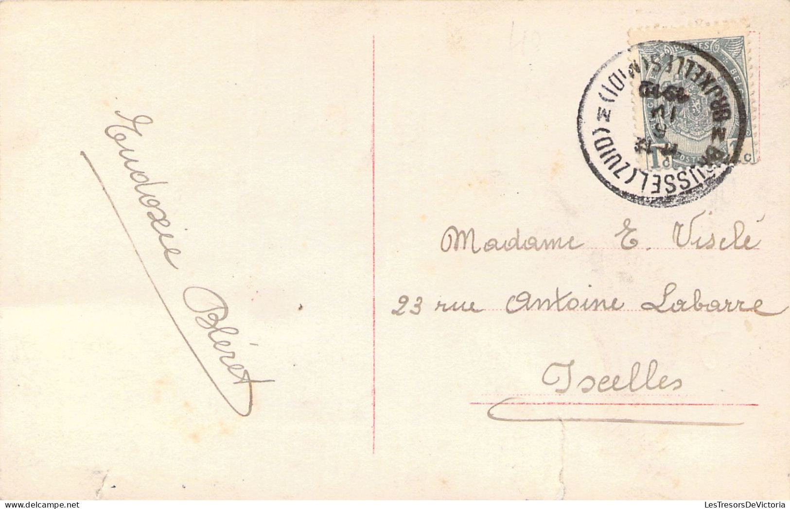 Pâques - Petite Marinière Et Son Panier D'oeufs - Cartes Postales Anciennes - Pasen