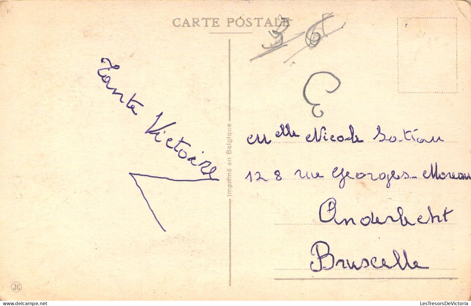 Pâques - Illustration De Petite Bergère Et Ses Agneaux - Cartes Postales Anciennes - Pasen