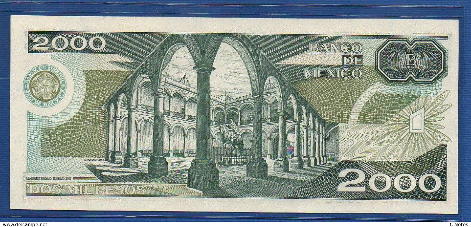 MEXICO - P. 82a – 2000 Pesos 1983 UNC, S/n N JJ172550 - Mexique