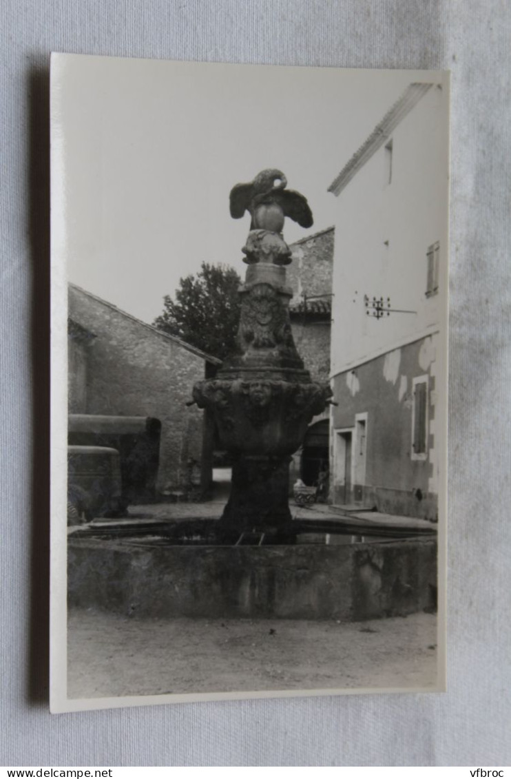 Cpsm, Pernes Les Fontaines, Fontaine Du Cormoran, Vaucluse 84 - Pernes Les Fontaines