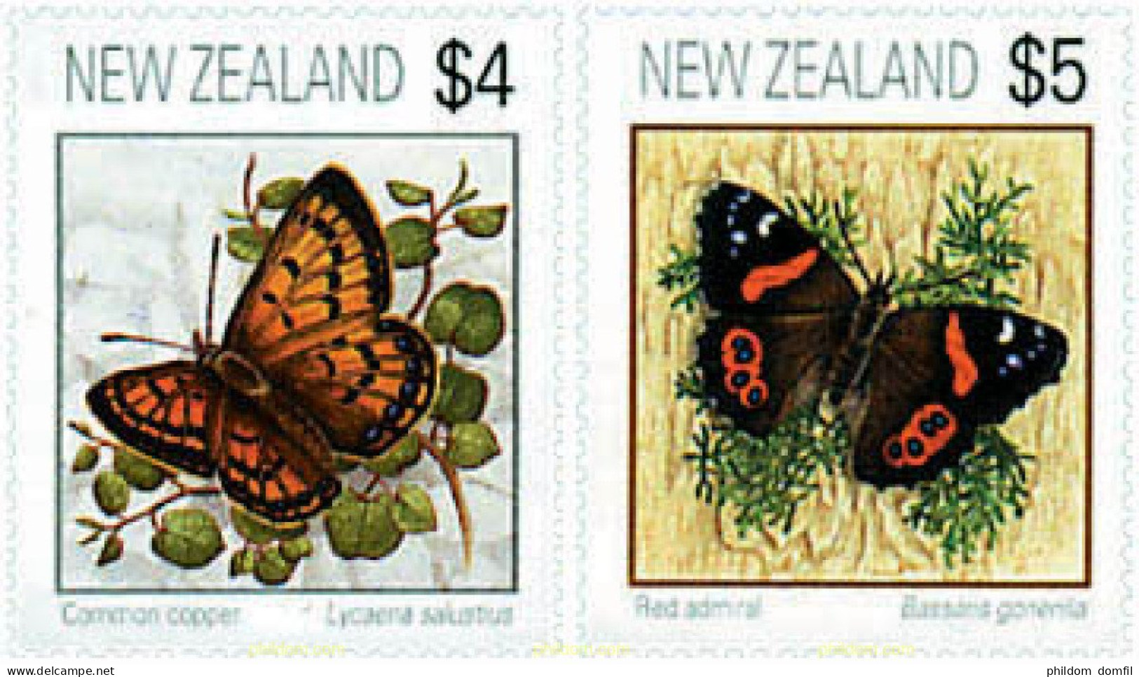 76695 MNH NUEVA ZELANDA 1995 MARIPOSAS - Araignées