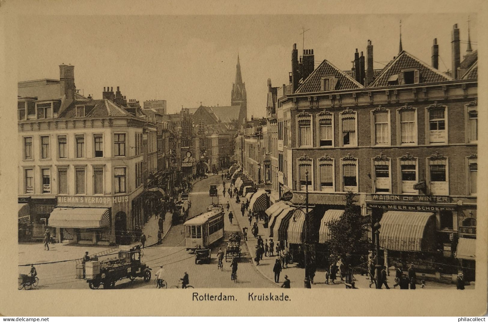 Rotterdam  // Kruiskade (Nieman's Verkoophuis En Tram) 19?? - Rotterdam