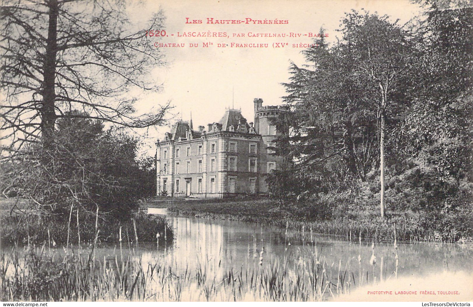 FRANCE - 65 - LASCAZERES - Château Du Mls De Franclieu - Cartes Postales Anciennes - Autres & Non Classés