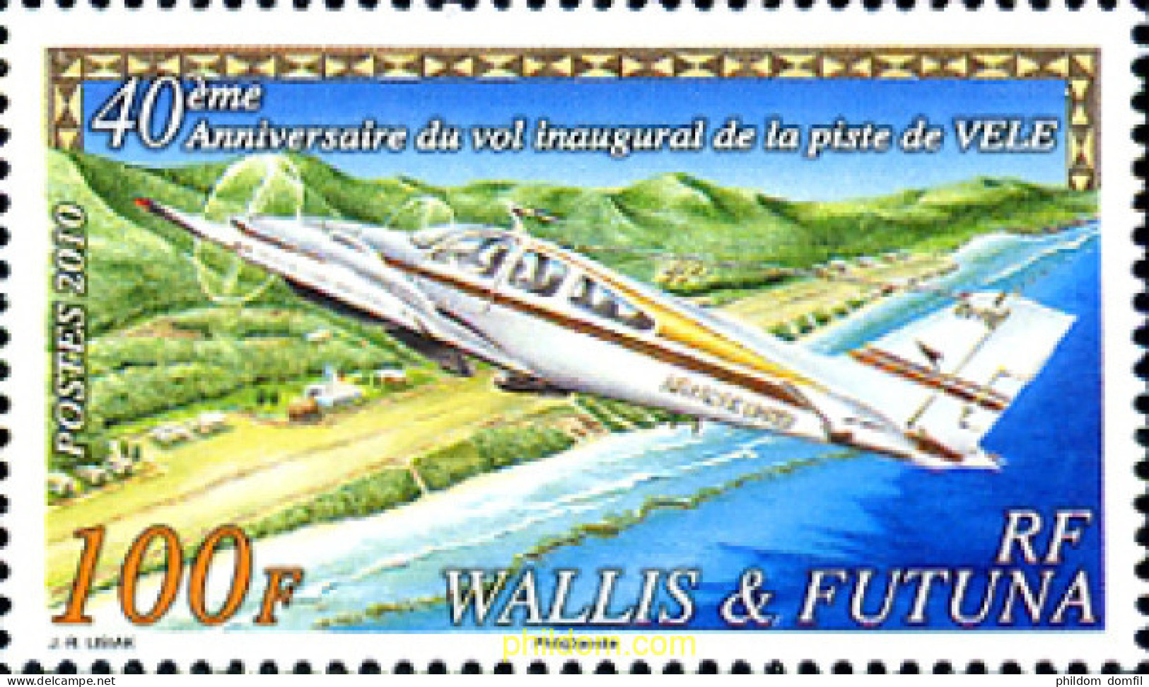 263199 MNH WALLIS Y FUTUNA 2010 40 ANIVERSARIO DEL AEROPUERTO DE VELE - Nuovi