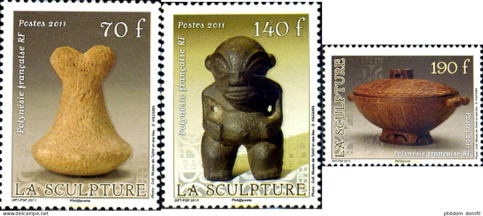 269607 MNH POLINESIA FRANCESA 2011 ESCULTURAS - Neufs