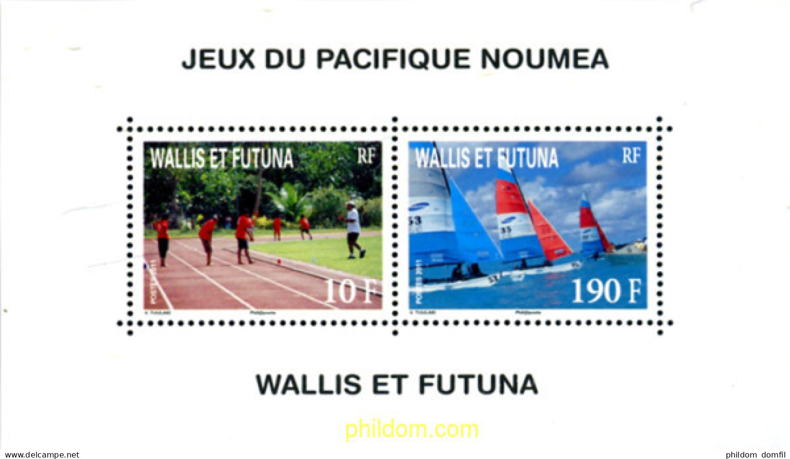 269899 MNH WALLIS Y FUTUNA 2011 JUEGOS DEL PACIFICO EN NOUMEA (NUEVA CALEDONIA) - Ungebraucht