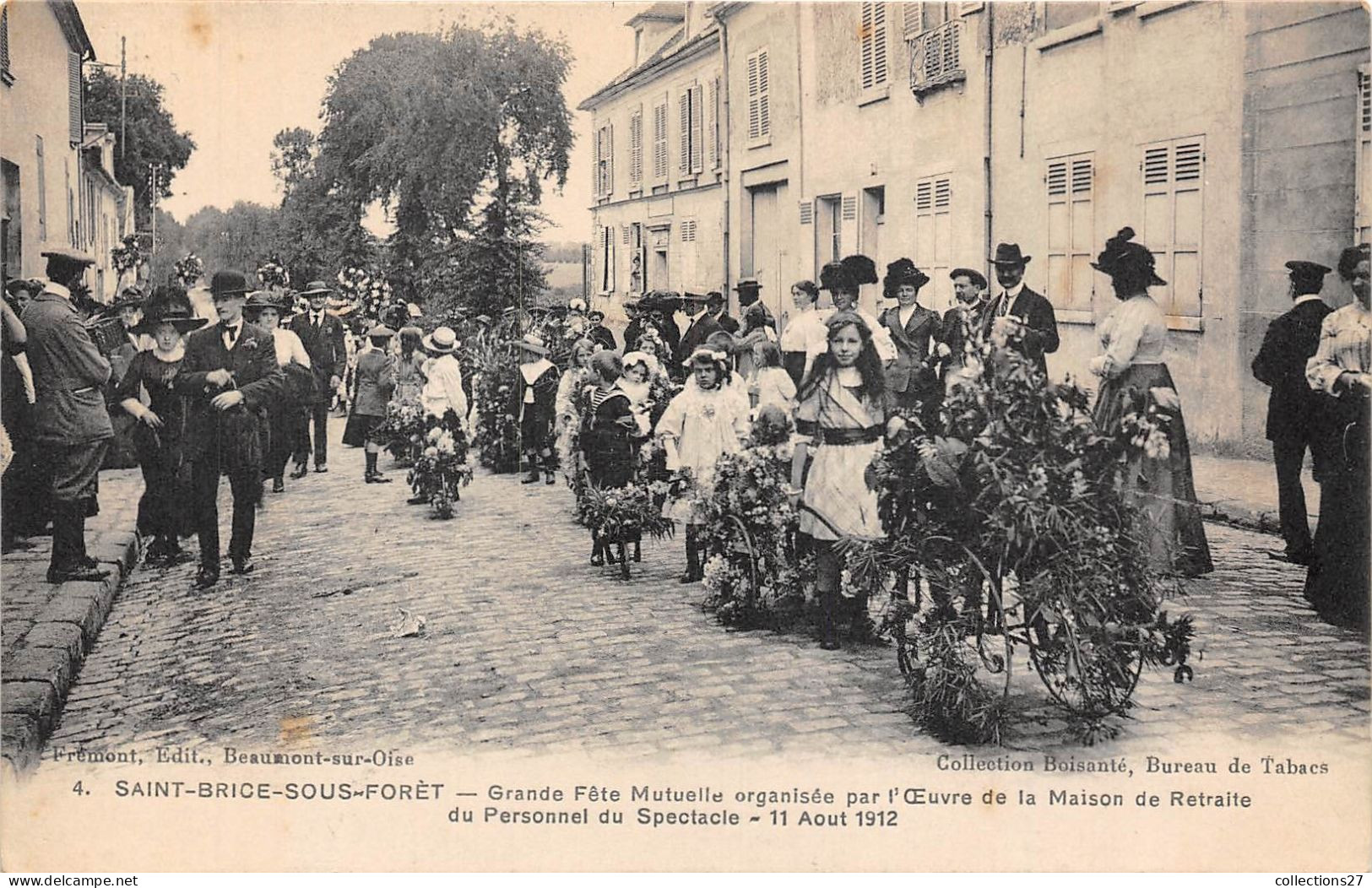 95-SAINT-BRICE-SOUS-FORET- GRANDE FÊTE MUTUELLE ORGANISE PAR L'OEUVRE DE LA MAISON DE RETRAITE DU PERSONNE DU SPECTACLE - Saint-Brice-sous-Forêt