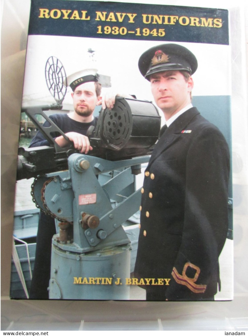 Royal Navy Uniforms 1930-1945 Hardcover Book - 1939-45