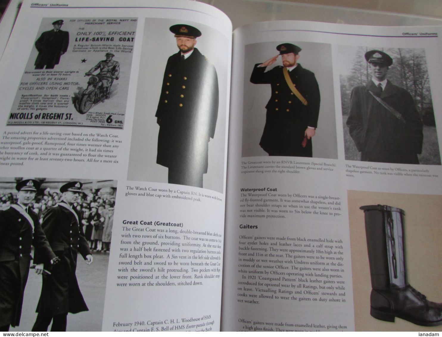 Royal Navy Uniforms 1930-1945 Hardcover Book - 1939-45