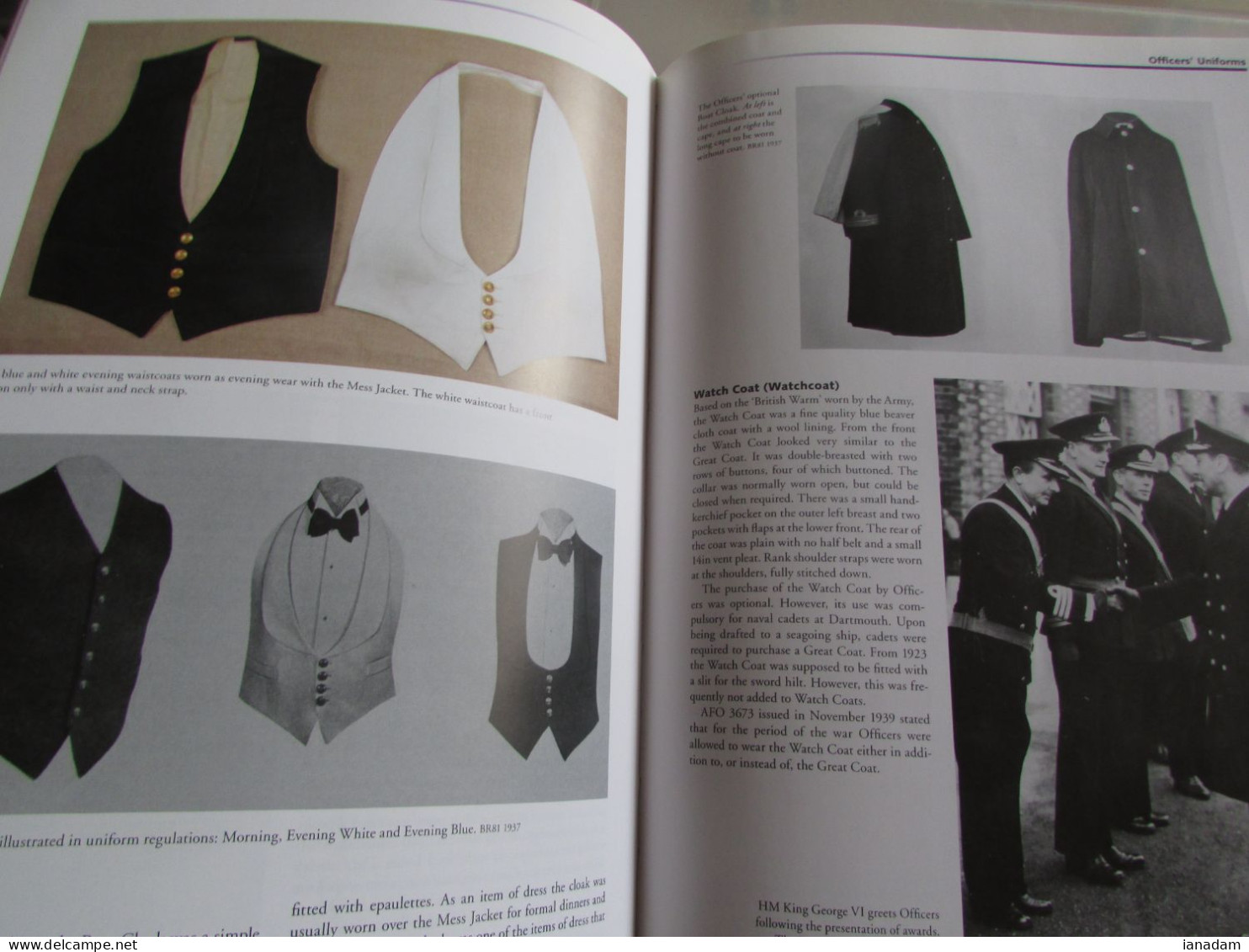 Royal Navy Uniforms 1930-1945 Hardcover Book - 1939-45