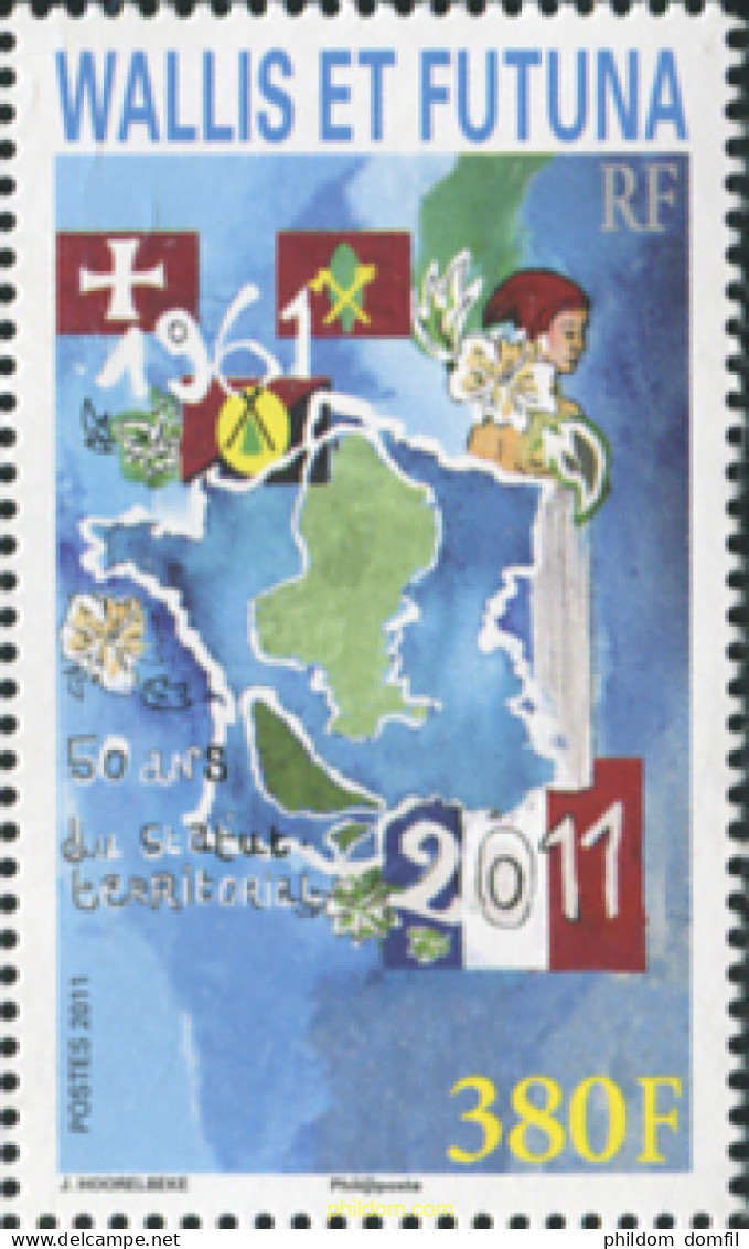 575266 MNH WALLIS Y FUTUNA 2011 ESTTUTO TERRITORIAL - Nuovi