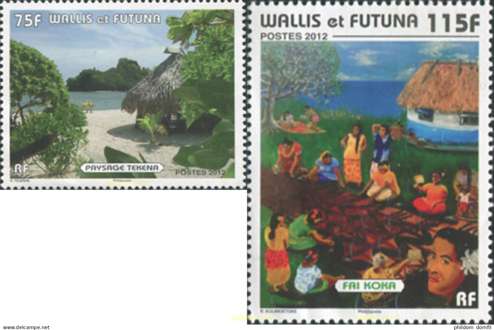 575276 MNH WALLIS Y FUTUNA 2012 PAISAJES - Neufs