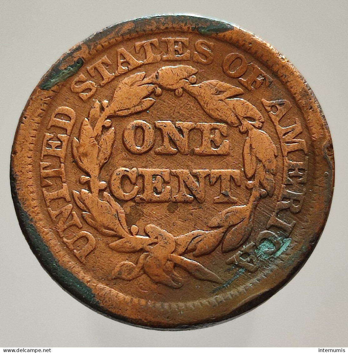 Etats-Unis / USA, Liberty Head, 1 Cent, 1848, Cuivre (Copper), B (F), KM#67 - 1840-1857: Braided Hair