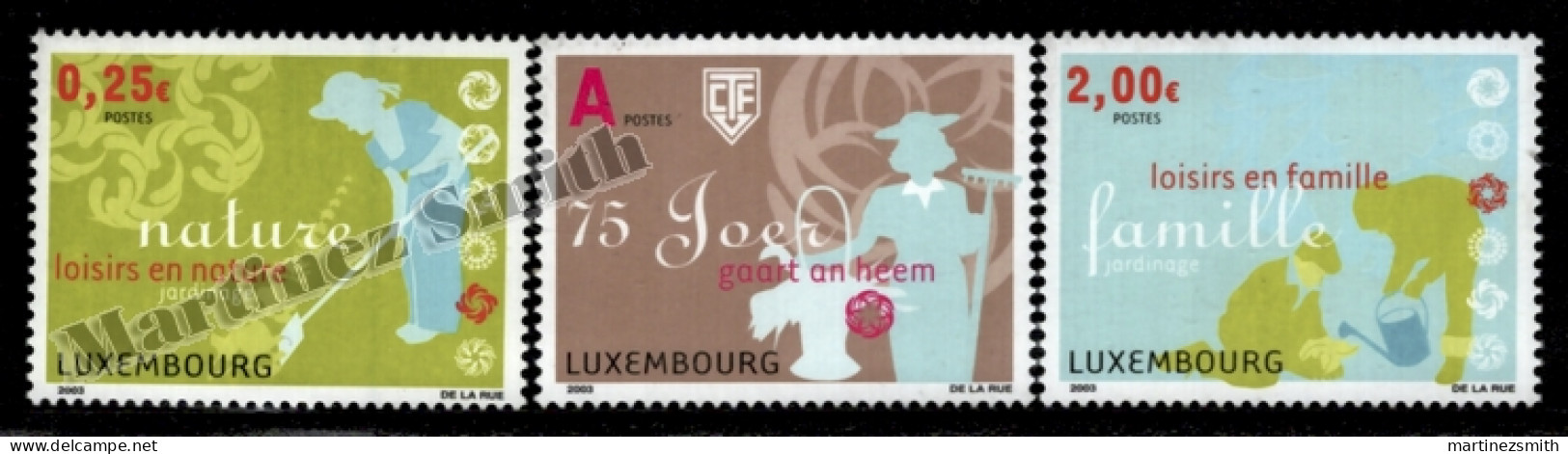 Luxembourg 2003 Yvert 1561-63, 75th Ann.  Earth & Health League - MNH - 1993-.. Giovanni