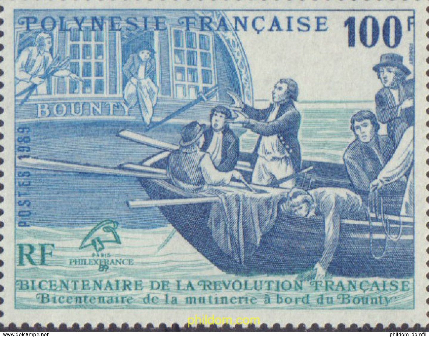 584984 MNH POLINESIA FRANCESA 1989 BICENTENARIO DE LA REVOLUCION FRANCESA - Ungebraucht