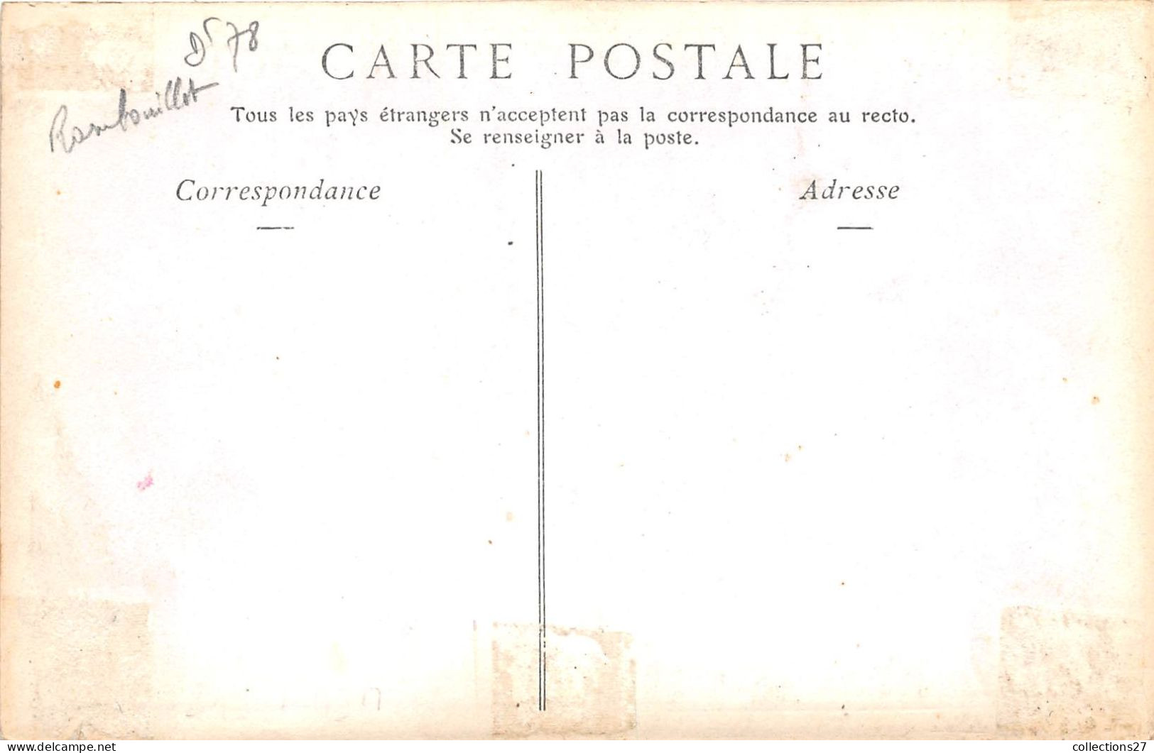 78-RAMBOUILLET- S.M DOM CARLOS- ROI DU PORTUGAL , DANS LES TIRES DE RAMBOUILLET 25 NOVEMBRE 1905 - Rambouillet