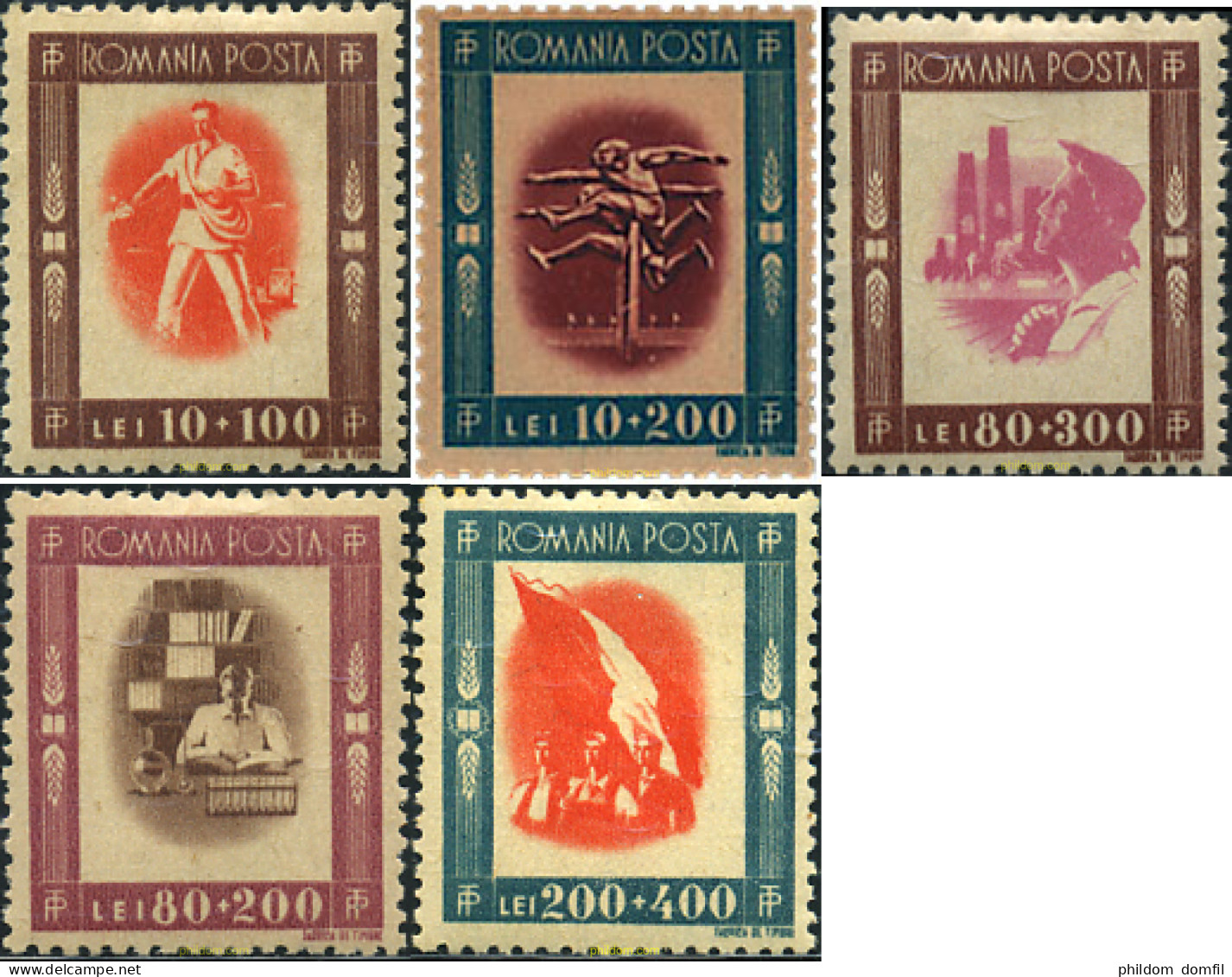 61837 MNH RUMANIA 1946 PRO DEPORTE - Other & Unclassified