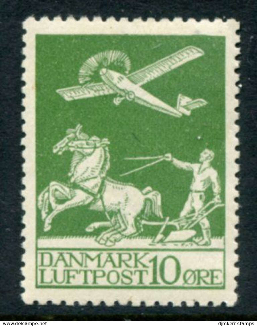 DENMARK 1925 Airmail 10 Øre MNH / ** .  Michel 143 - Unused Stamps