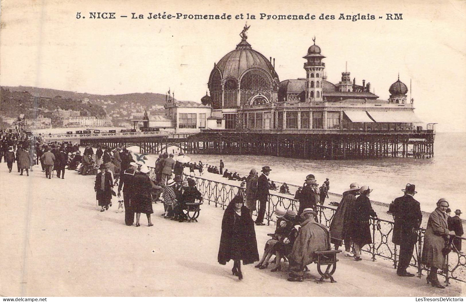 FRANCE - 06 - NICE - La Jetée Promenade Et La Promenade Des Anglais - Edition Rostan Et Munier- Carte Postale Ancienne - Autres & Non Classés