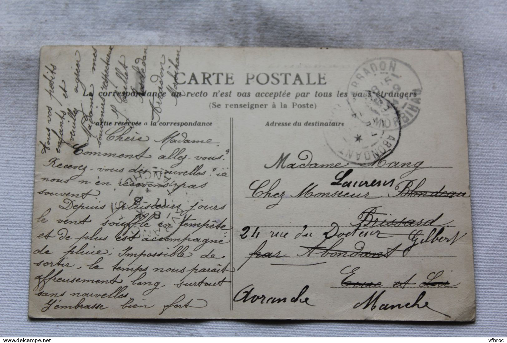Cpa 1914, Arradon, Vue Panoramique Du Bourg, Côté Nord, Morbihan 56 - Arradon
