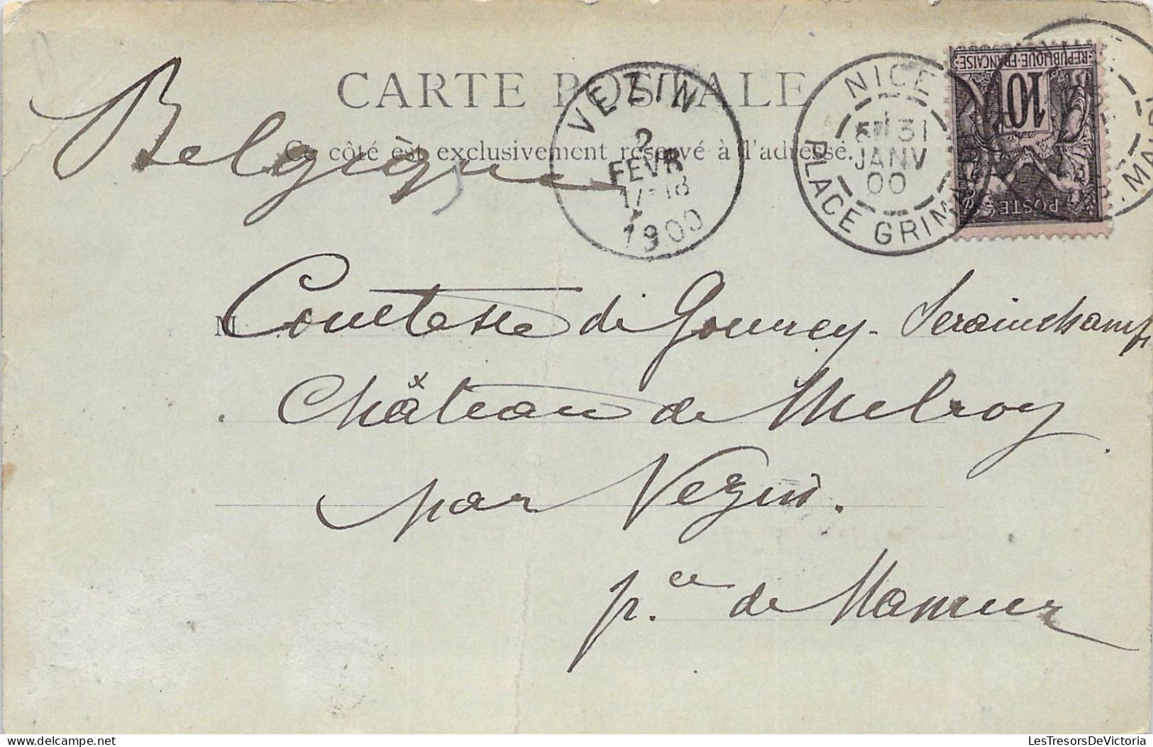 FRANCE - 06 - NICE - Vallée Du Paillon - Vue Prise Du Château - Carte Postale Ancienne - Autres & Non Classés