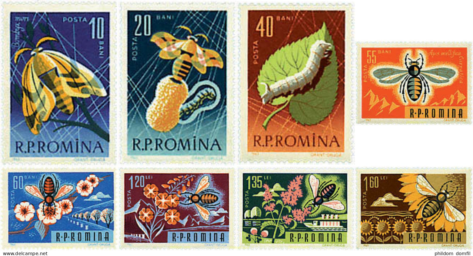 94994 MNH RUMANIA 1963 INSECTOS - Araignées