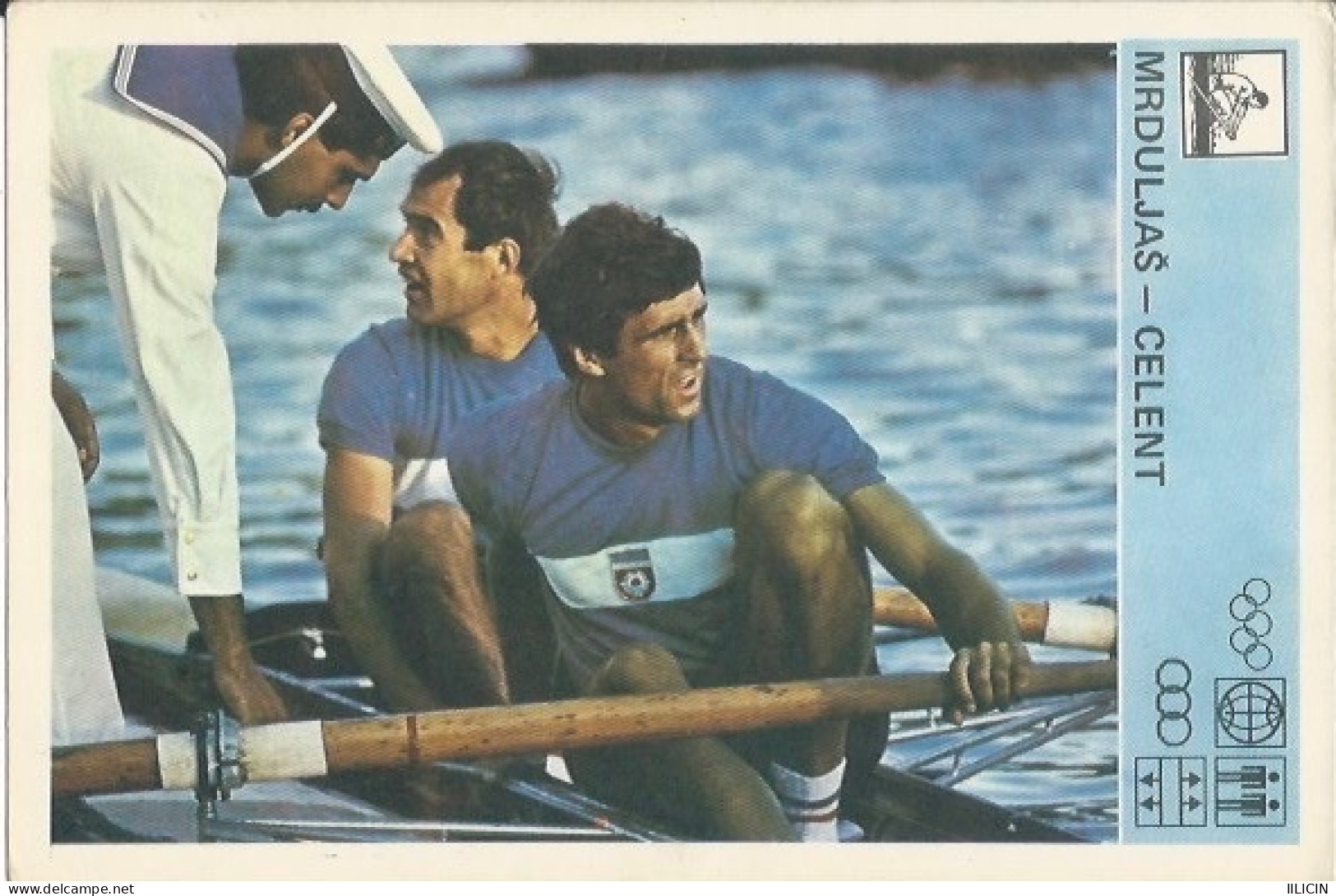 Trading Card KK000328 - Svijet Sporta Rowing Kayak Canoe Yugoslavia Croatia Dusko Mrduljas Zlatko Celent 10x15cm - Rudersport