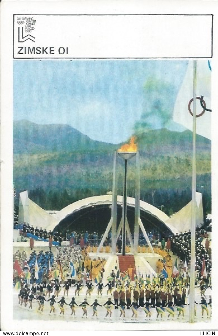 Trading Card KK000335 - Svijet Sporta Winter Olympics Lake Placid USA 1980 10x15cm - Trading-Karten