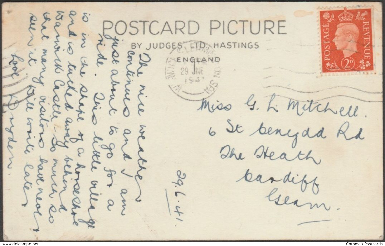 Bridge End, Warwick, Warwickshire, 1941 - Judges RP Postcard - Warwick