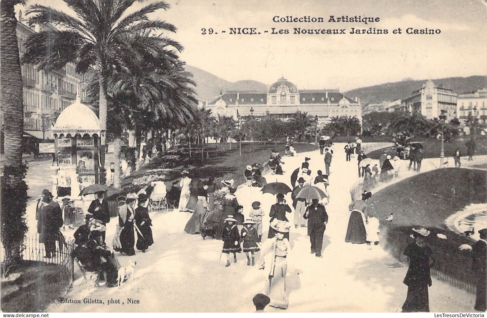 FRANCE - 06 - NICE - Les Nouveaux Jardins Et Casino - Edition Giletta - Carte Postale Ancienne - Autres & Non Classés