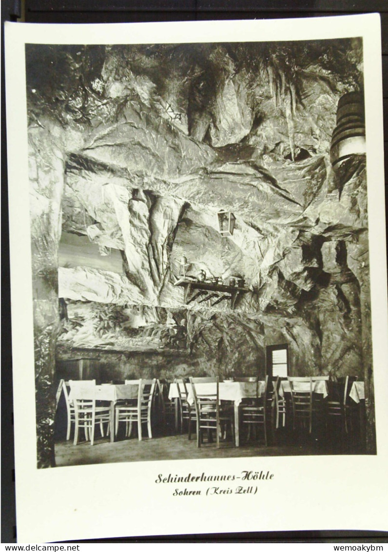 BRD AK Von Sohren Kreis Zell Mit Schinderhannes-Höhle -Gaststätte Um 1970 - Zell