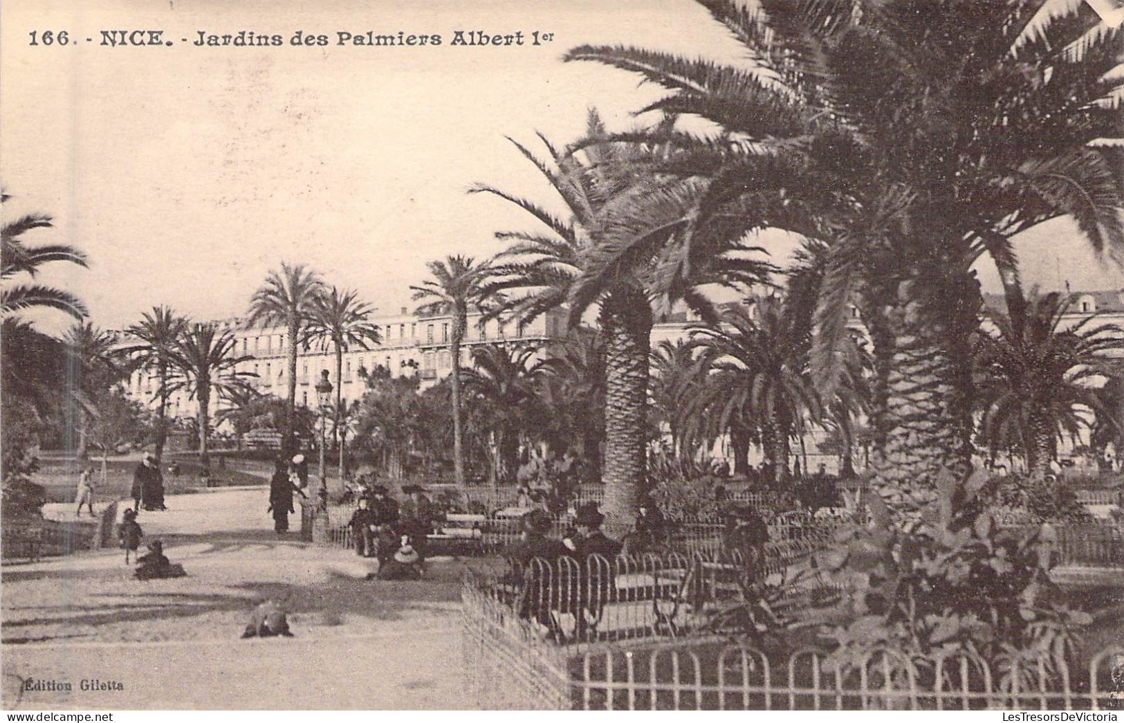 FRANCE - 06 - NICE - Jardins Des Palmiers Albert 1er - Edition Giletta - Carte Postale Ancienne - Andere & Zonder Classificatie