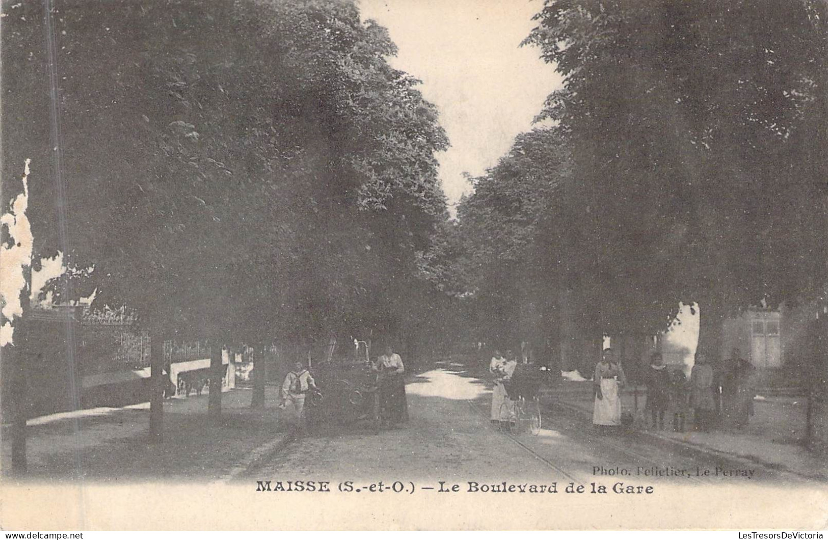 FRANCE - 91 - MAISSE - Le Boulevard De La Gare - Carte Postale Ancienne - Autres & Non Classés