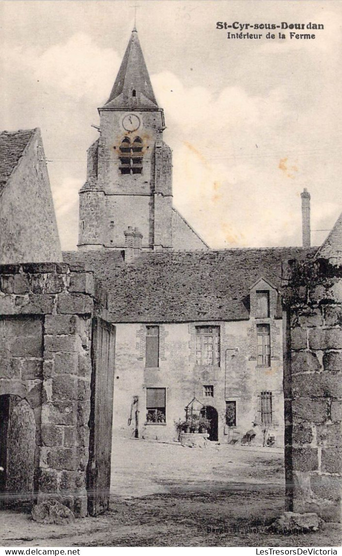 FRANCE - 91 - St CYR SOUS DOURDAN - Intérieur De La Ferme - Carte Postale Ancienne - Sonstige & Ohne Zuordnung