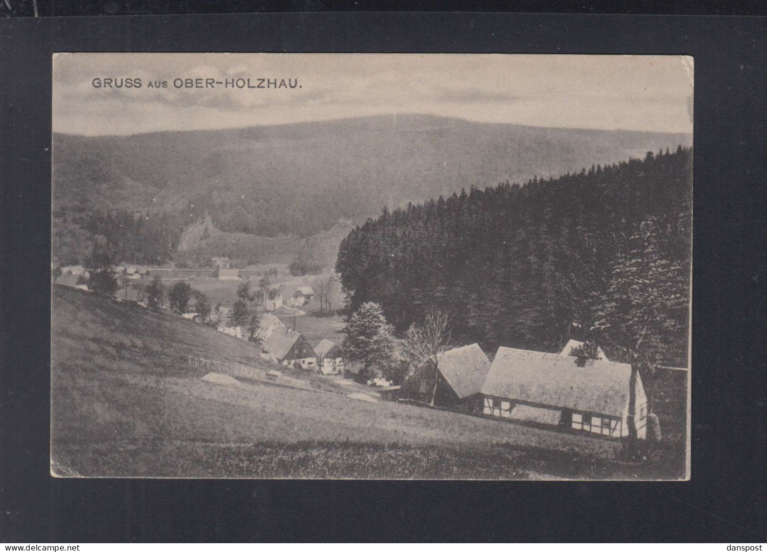 Dt. Reich AK Ober-Holzhau 1921 - Rechenberg-Bienenmühle