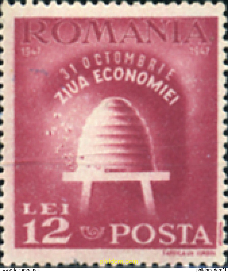 172767 MNH RUMANIA 1947 DIA DEL AHORRO - Other & Unclassified