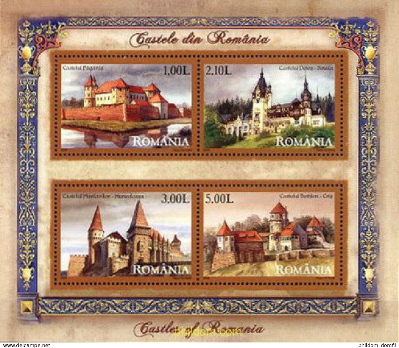 218254 MNH RUMANIA 2008 CASTILLOS DE RUMANIA - Châteaux