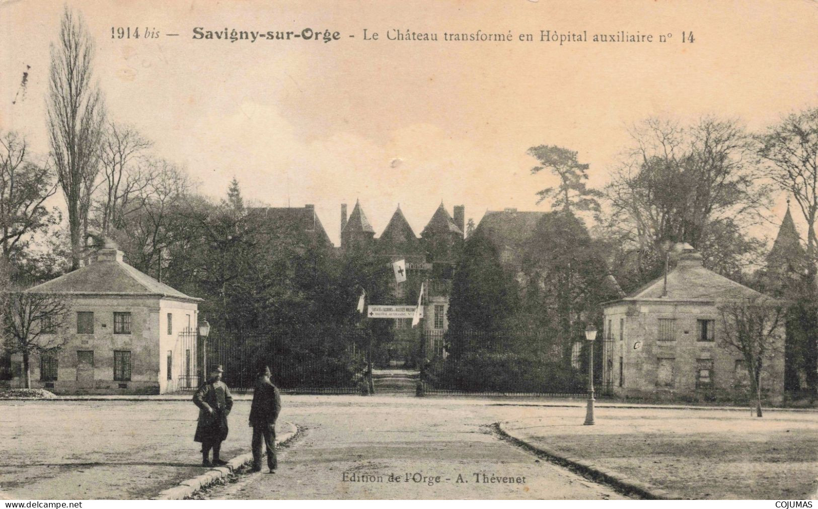 91 - SAVIGNY SUR ORGE - S12413 - Le Château Transformé En Hôpital Auxiliaire N° 14 - En L'état - L1 - Savigny Sur Orge