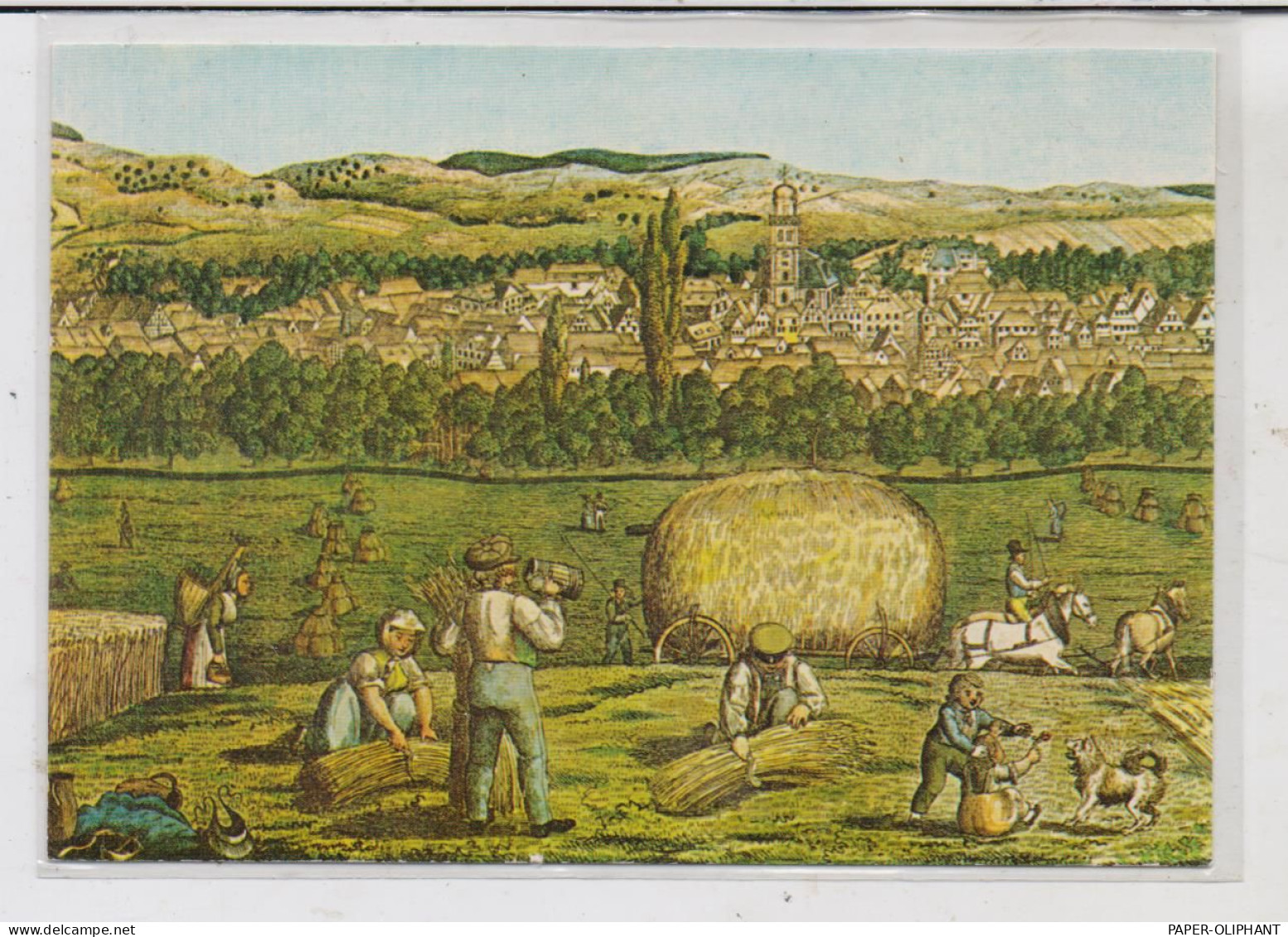 6420 LAUTERBACH, Historische Ansicht Von 1825 Nach Ch.A. Rauschenbach - Lauterbach