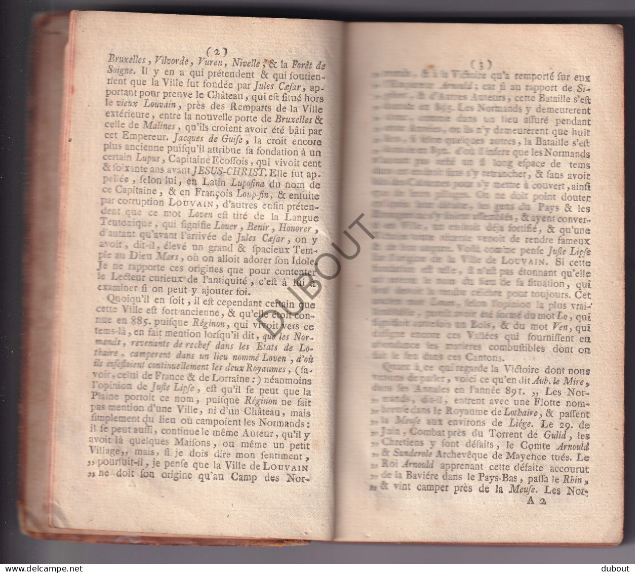 Leuven/Aarschot/Kaggevinne/Meerhout/Zichem/Tienen - Le Guide Fidèle ±1780  (W208) - 1701-1800